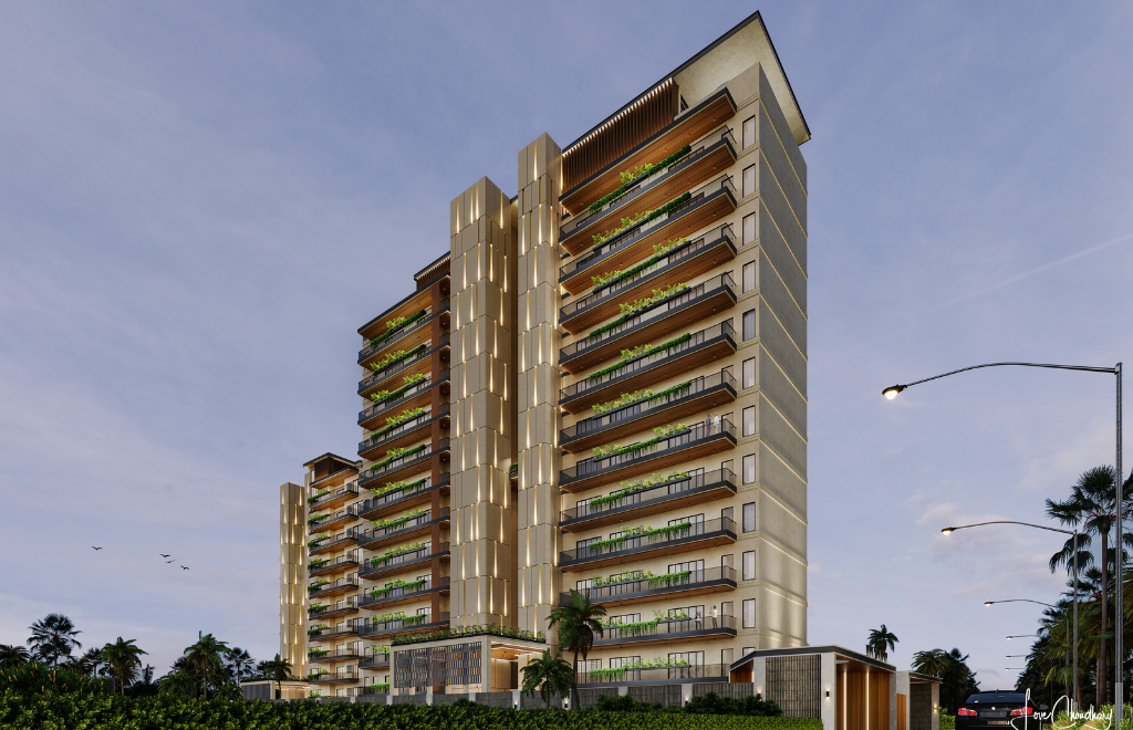 Luxury residential tower in Raipur
